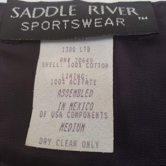 Vintage Stars and Stripes Vest Saddle River M - Picture 3 of 5